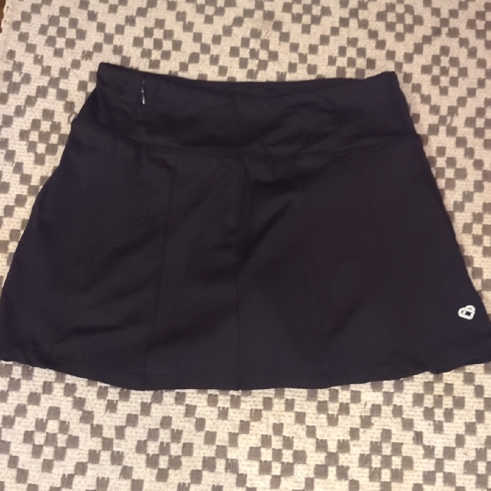 Colosseum Black A-Line Mini Skirt Athletic